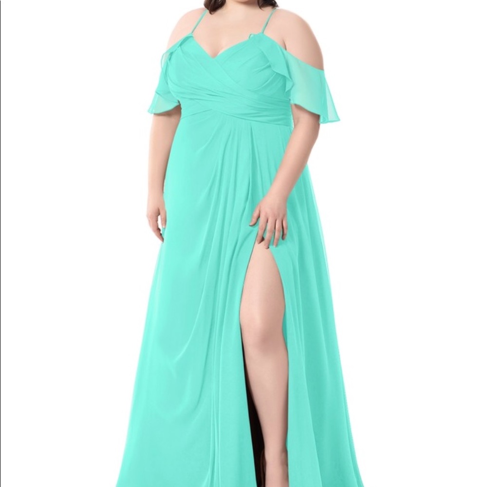 Azazie bridesmaid dress in style Dakota.